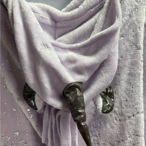 Nicole Miller Kids Wearable Unicorn Blanket Wrap Hooded Pockets Tail Lavender - Picture 4 of 8